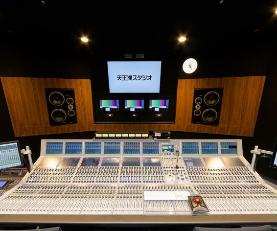 Calrec Apollo digital mixing console at Tennozu 1, Japan