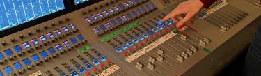 Calrec Summa digital mixing console at Wimbledon