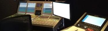 Calrec Artemis and Brio digital mixing console at OGN Arena