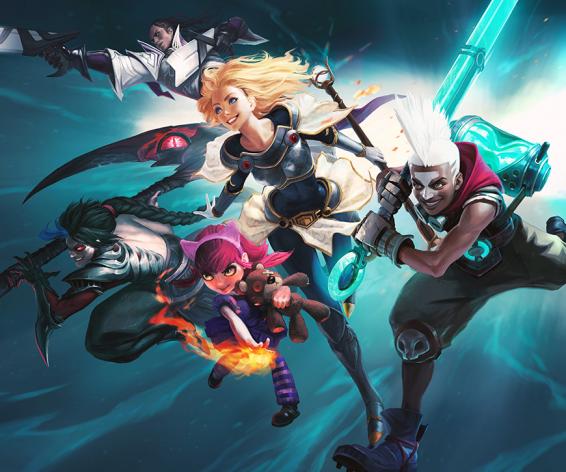 League of Legends by Riot Games mixed on a Calrec Brio