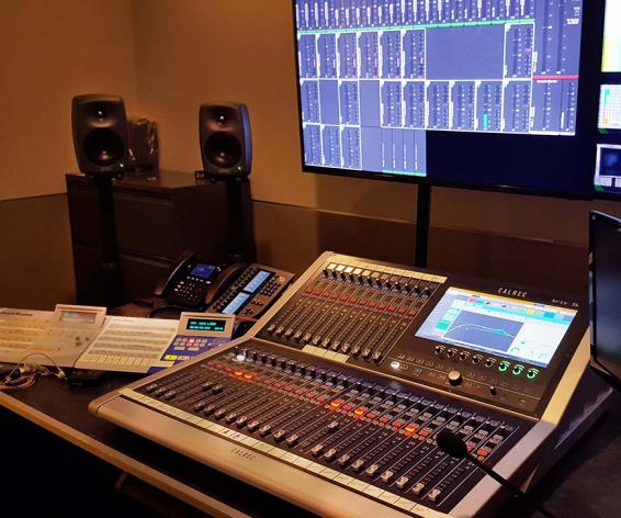 Calrec Brio digital mixing console Liberman Broadcasting