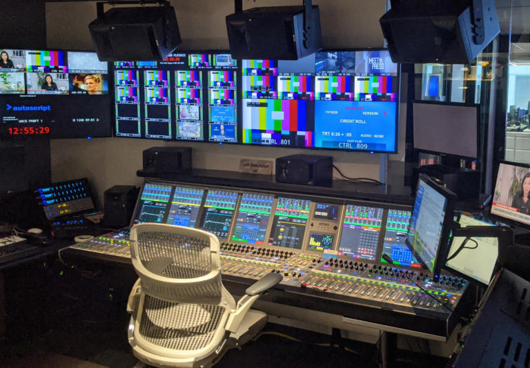 Calrec’s Artemis audio console shines for BeckTV install at major US broadcasting facility
