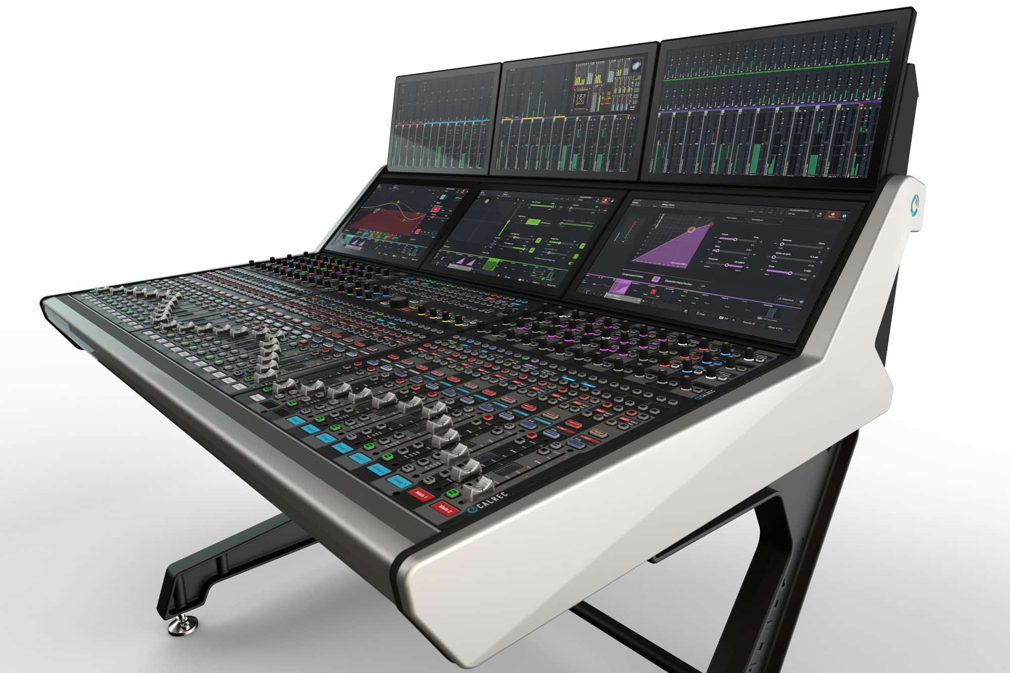 Side view of Argo S audio console
