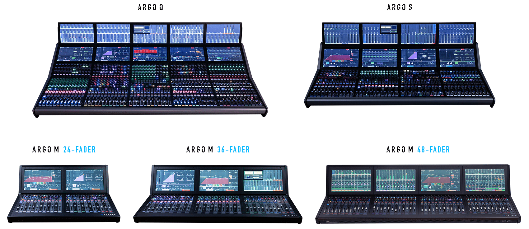 Calrec Argo Family with 48f Argo M