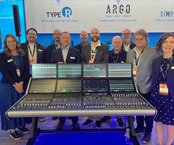 Calrec team with Best of Show Award at IBC 2025