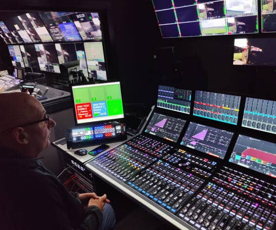 Simon Scrivener Sound Supervisor at Whisper Cymru, Wales with Calrec Argo S